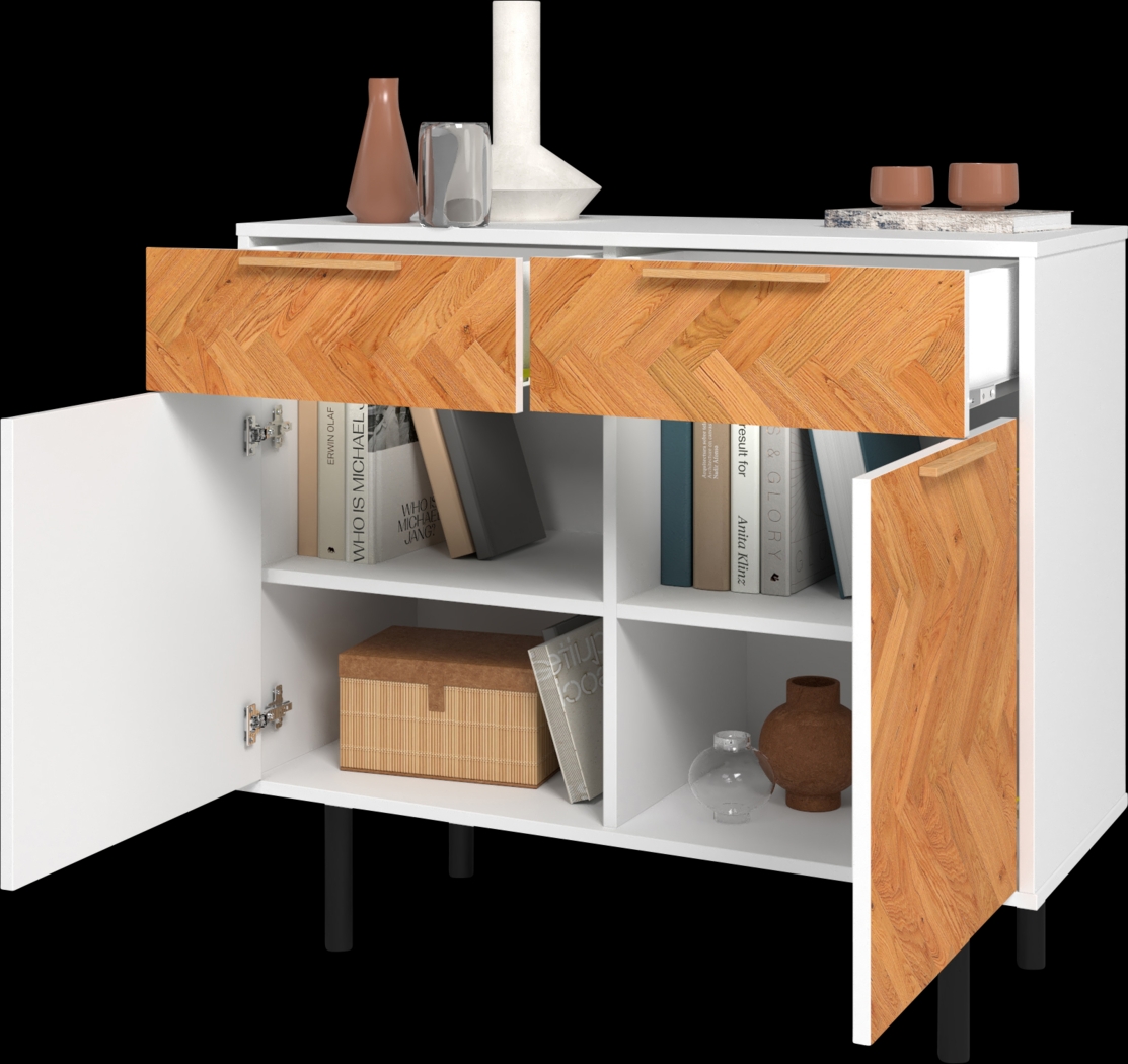 Airedale I White Sideboard - Thumbnail - Image 3