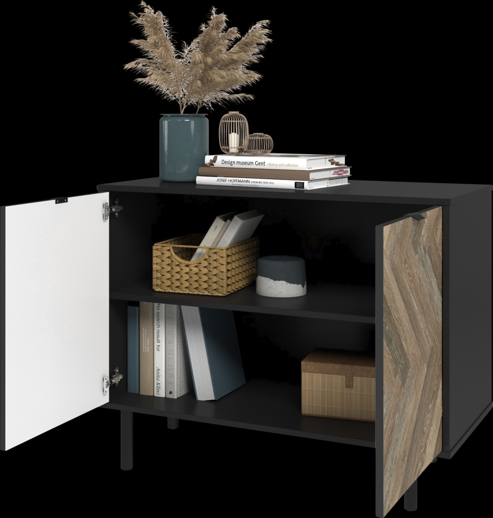 Airedale II Black Accent Cabinet - Thumbnail - Image 3
