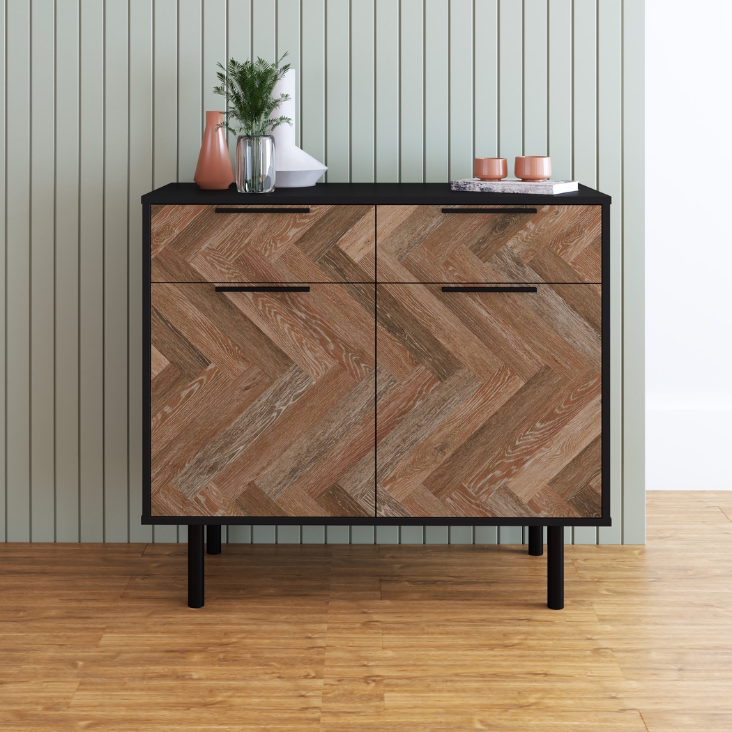 Airedale II Black Sideboard - Thumbnail - Image 2