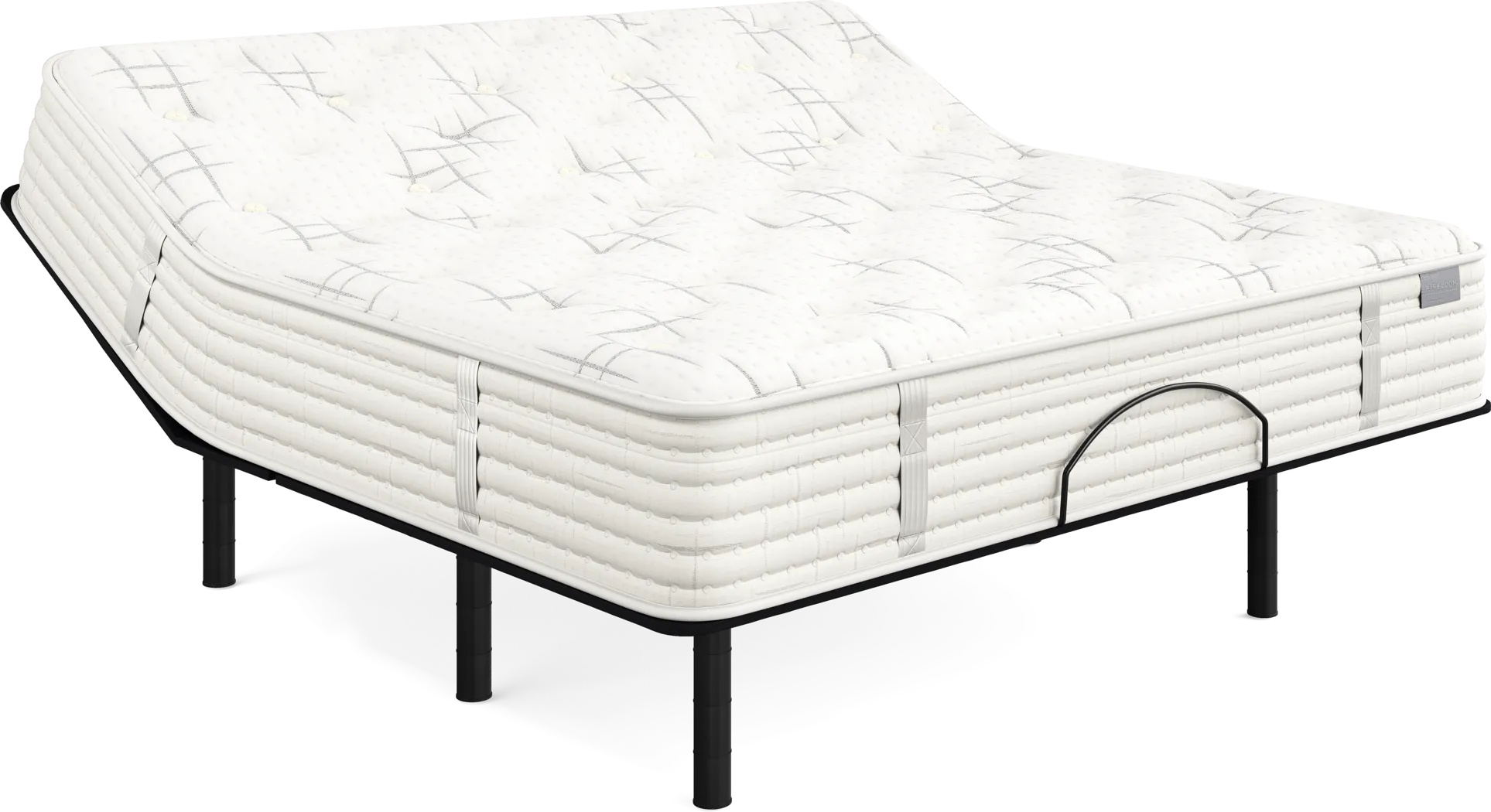 Aireloom Carmel King Mattress Set with Head Up Only Base - Thumbnail - Image 1