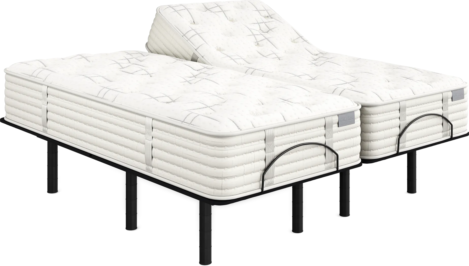 Aireloom Monterrey Split King Mattress Set with RTG-Sleep 3100 - Thumbnail - Image 1