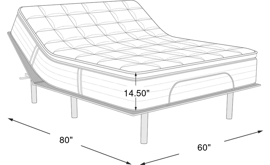 Dimension Image. Please refer to the Dimension Tab on this page for dimension details.