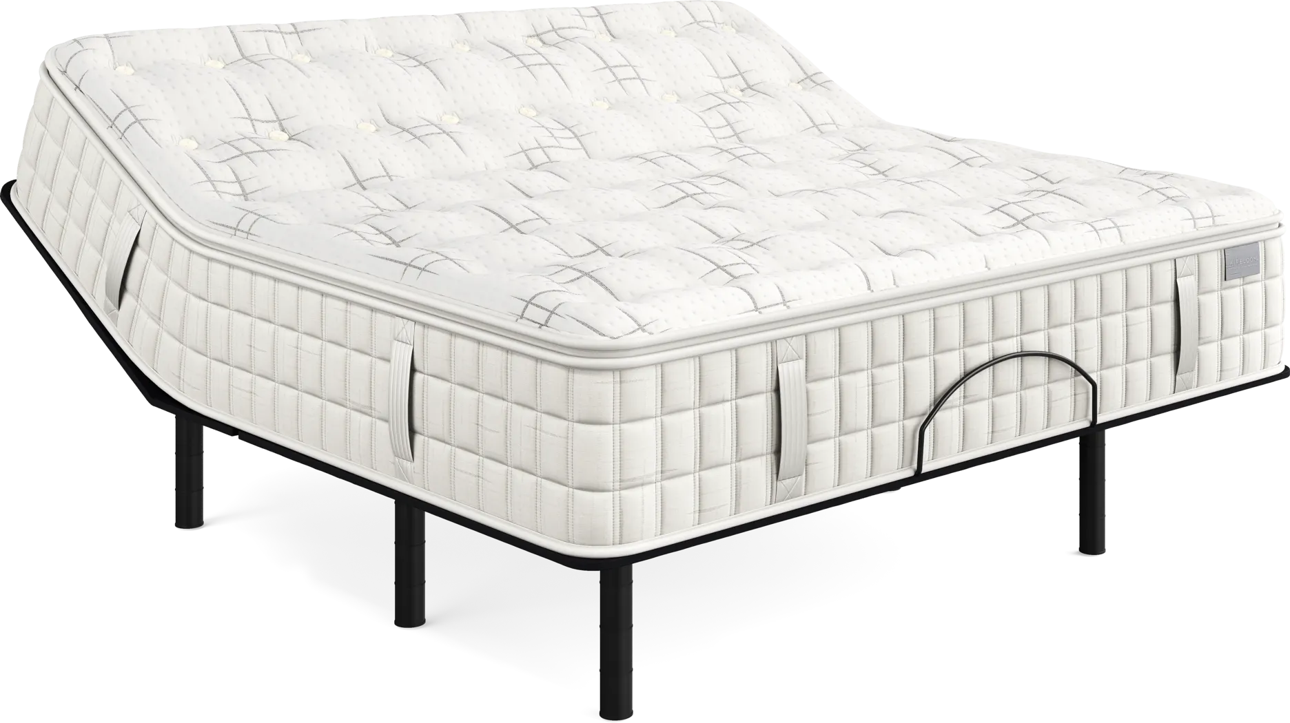 Aireloom Topanga Canyon King Mattress Set with Head Up Only Base - Thumbnail - Image 1