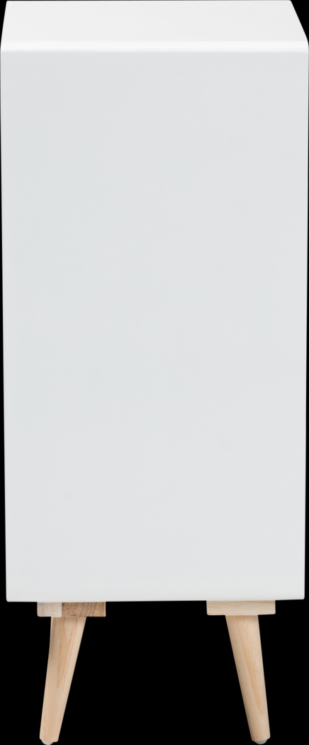 Airenne White Small Accent Cabinet - Thumbnail - Image 4