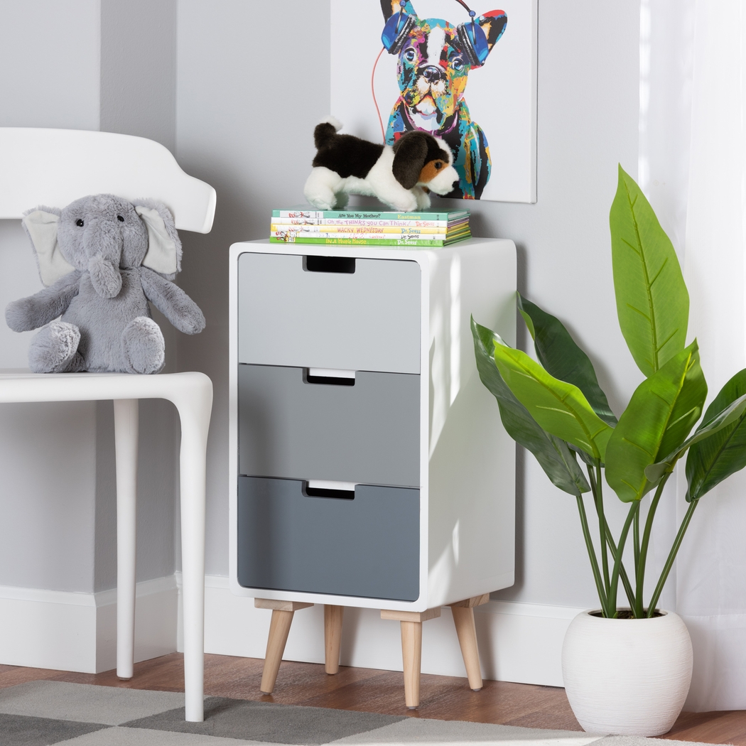 Airenne White Small Accent Cabinet - Thumbnail - Image 7