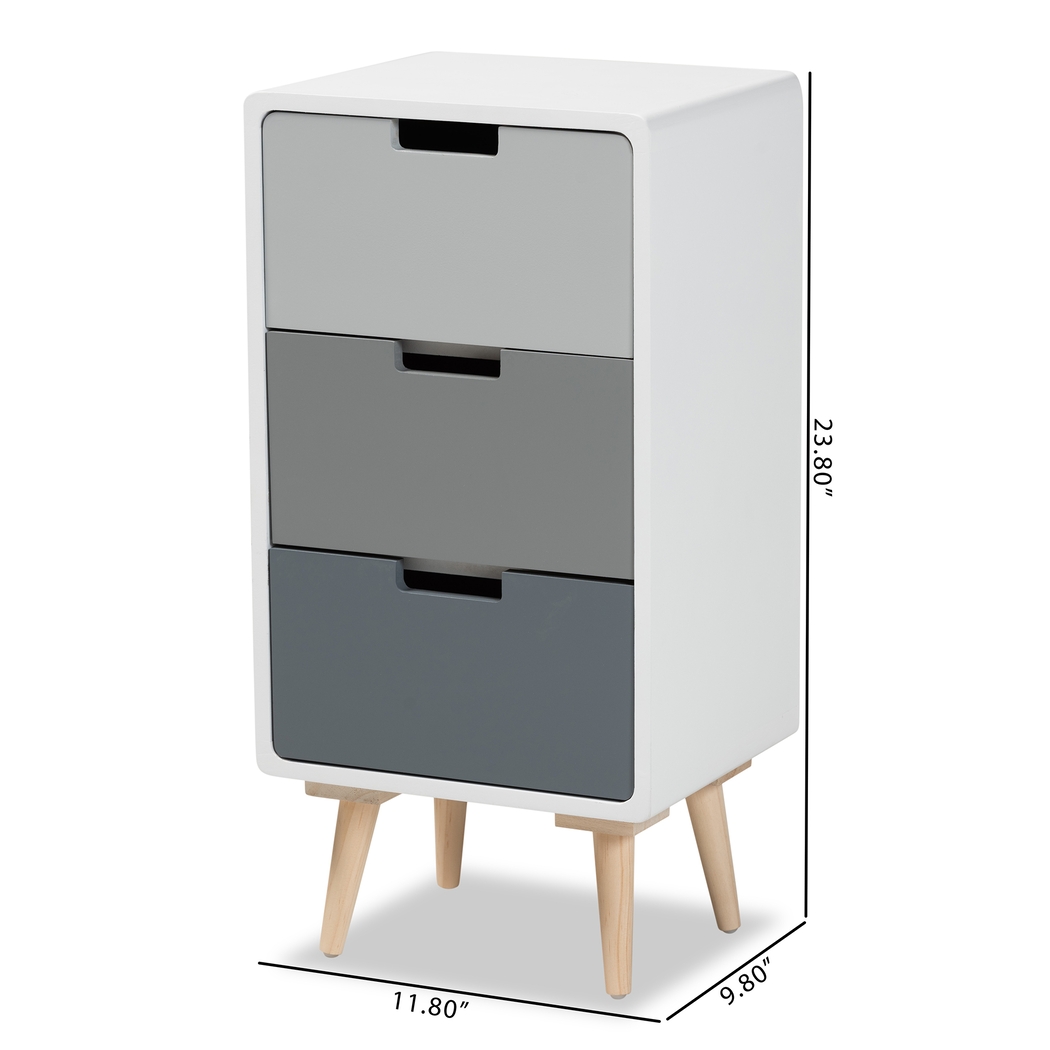 Airenne White Small Accent Cabinet - Thumbnail - Image 8