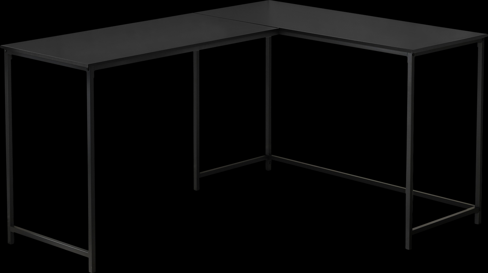Airleigh Black Desk - Thumbnail - Image 1