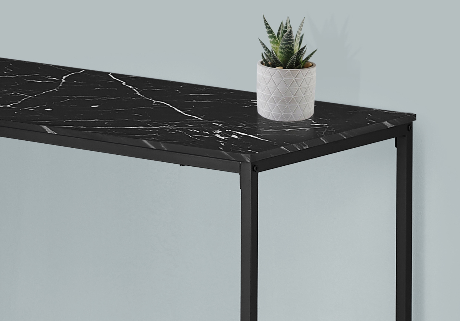 Airleigh Black Marble Desk - Thumbnail - Image 3