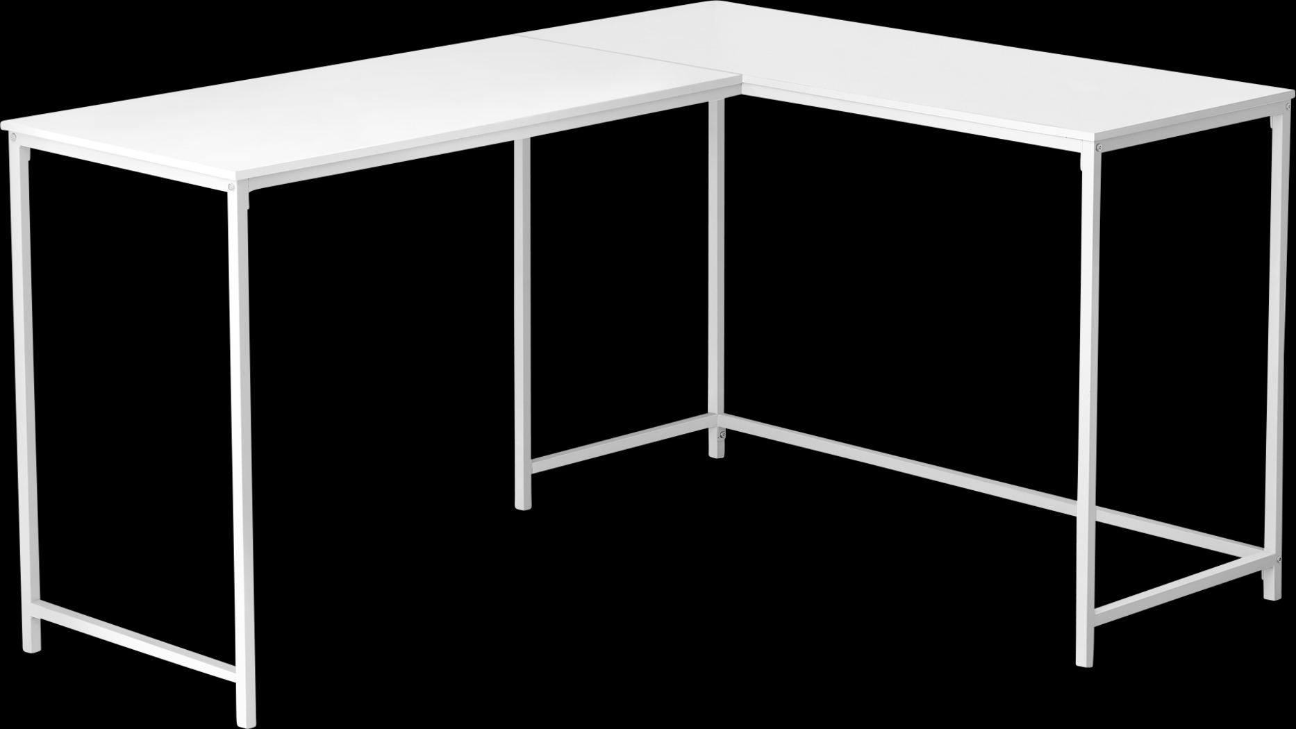 Airleigh White Desk - Thumbnail - Image 1