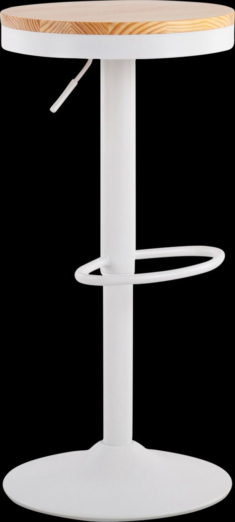 Airwood White Barstool, Set of 2 - Thumbnail - Image 2