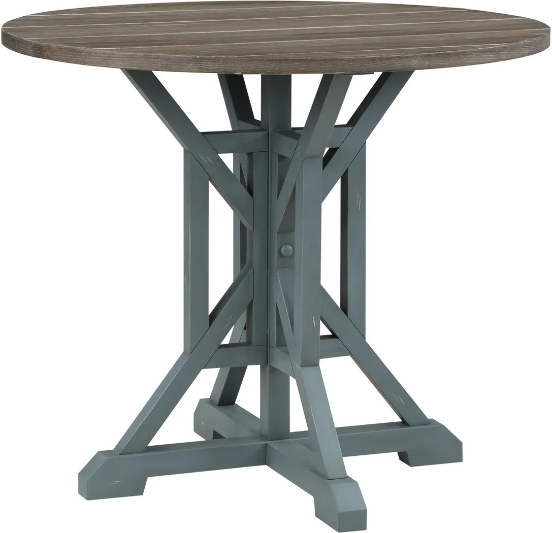 Airymeadows Blue Counter Height Dining Table - Thumbnail - Image 6