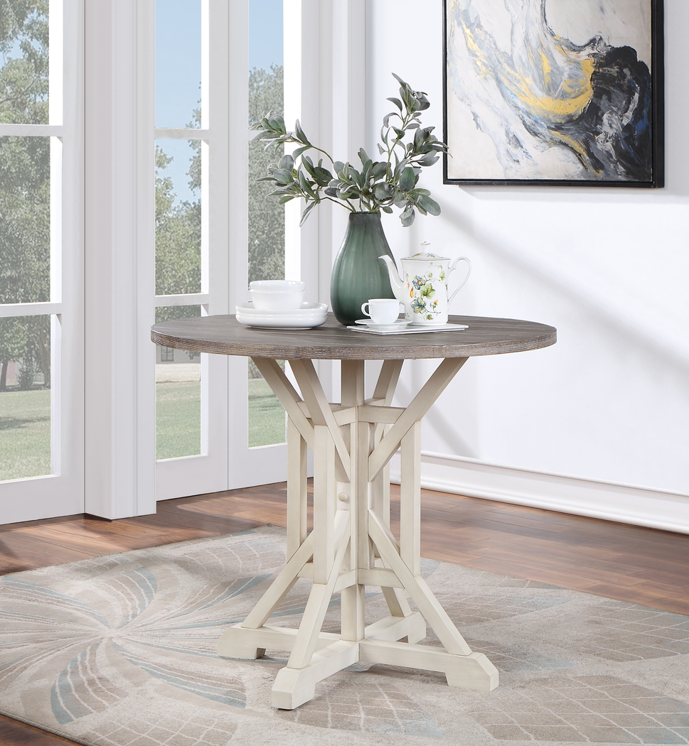 Airymeadows Cream Counter Height Dining Table - Thumbnail - Image 2