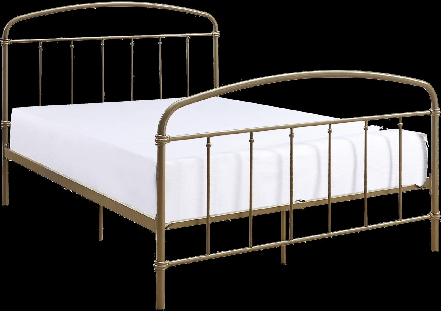 Airymont Gold Full Platform Bed - Thumbnail - Image 1