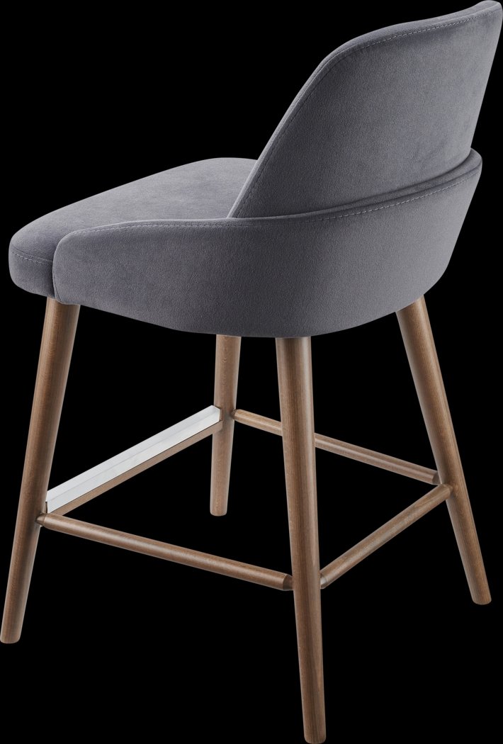 Aisaki Black Counter Height Stool - Thumbnail - Image 4
