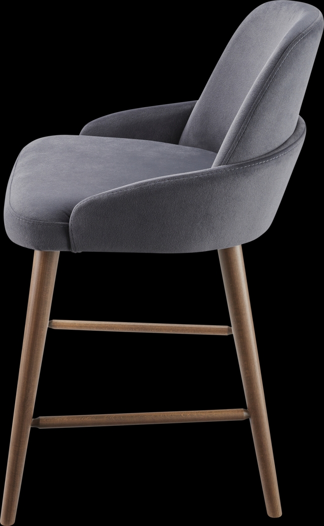 Aisaki Black Counter Height Stool - Thumbnail - Image 6