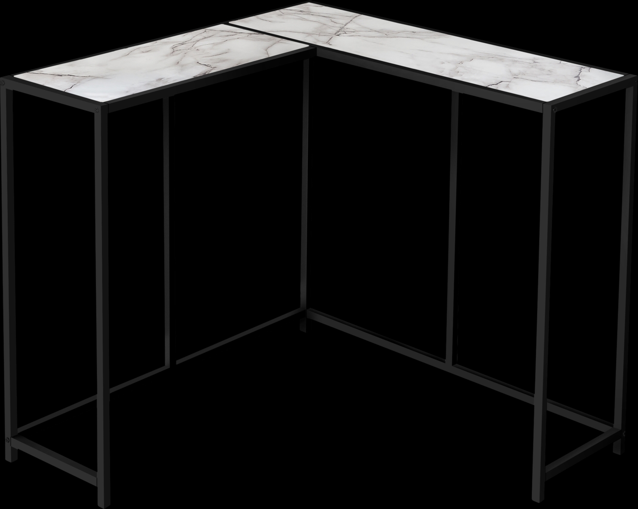 Aisquith Marble Sofa Table - Thumbnail - Image 1