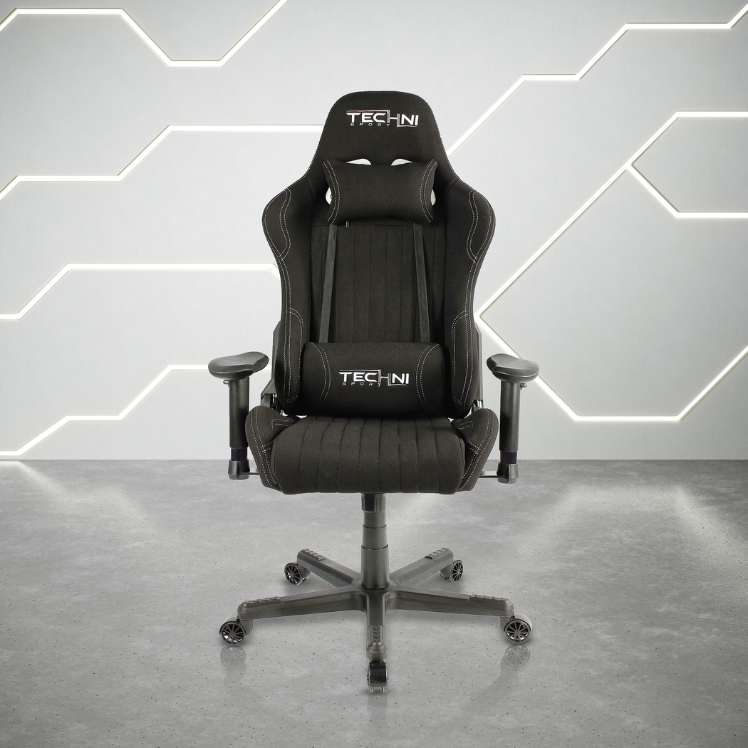 Aistri Black Gaming Chair - Thumbnail - Image 2