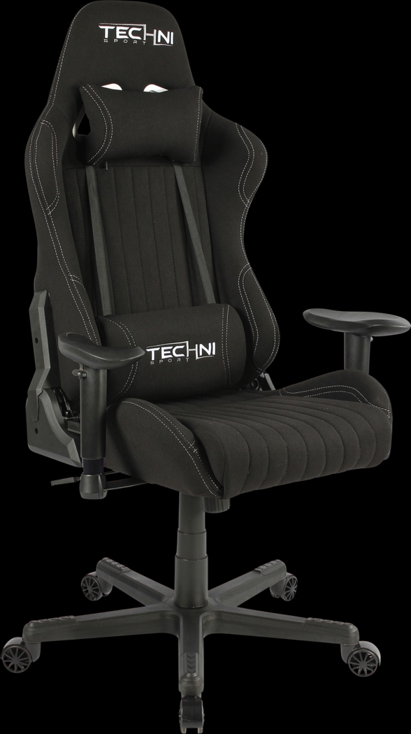Aistri Black Gaming Chair - Thumbnail - Image 1