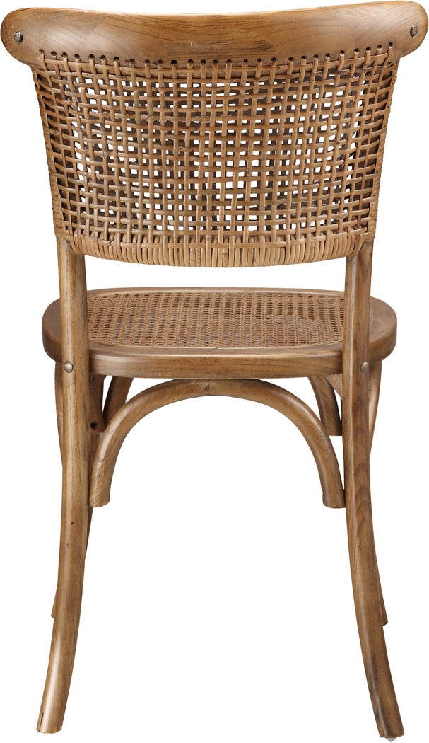 Aitken Brown Side Chair, Set of 2 - Thumbnail - Image 3