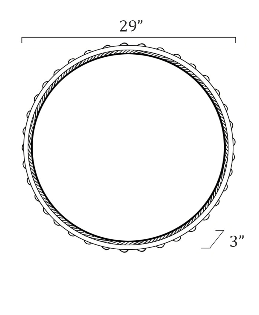 Aiyah Natural Mirror - Thumbnail - Image 8