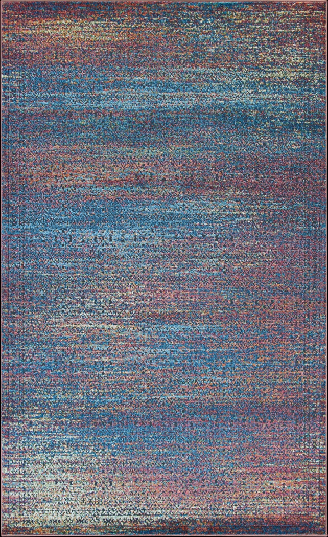 Aizel Blue 5'3 x 7'6 Rug - Thumbnail - Image 1