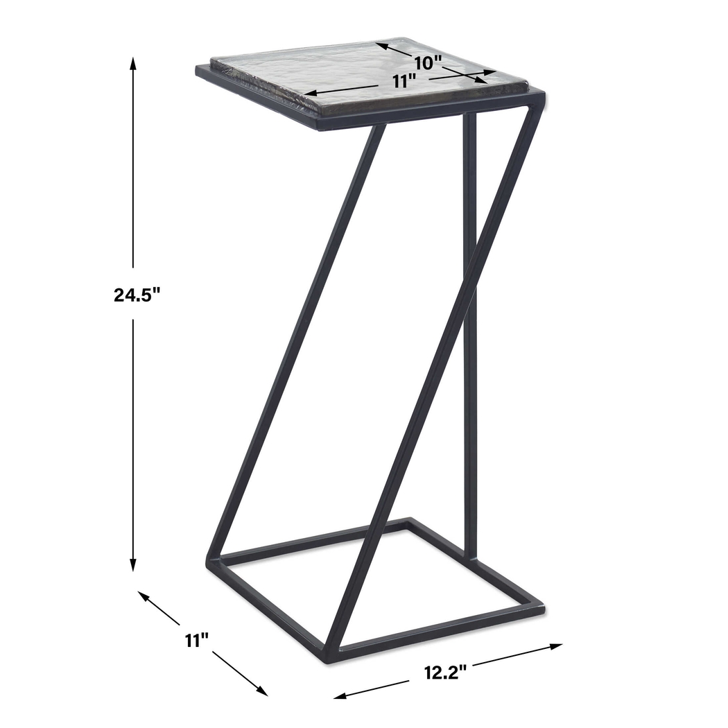Ajeli Black Accent Table - Thumbnail - Image 4