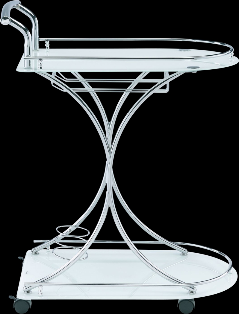 Akahi White Bar Cart - Thumbnail - Image 3