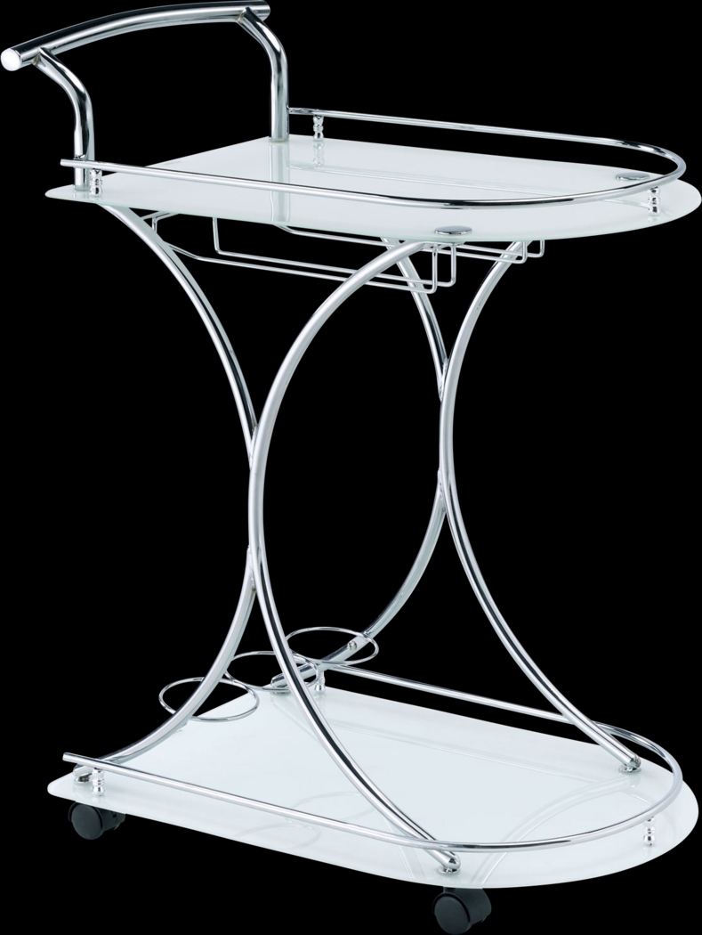 Akahi White Bar Cart - Thumbnail - Image 1