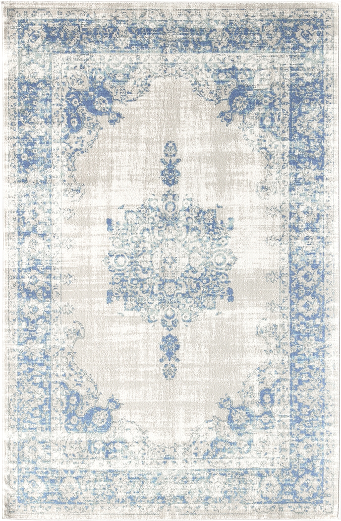 Akara Blue 5'1 x 7' Rug - Thumbnail - Image 1