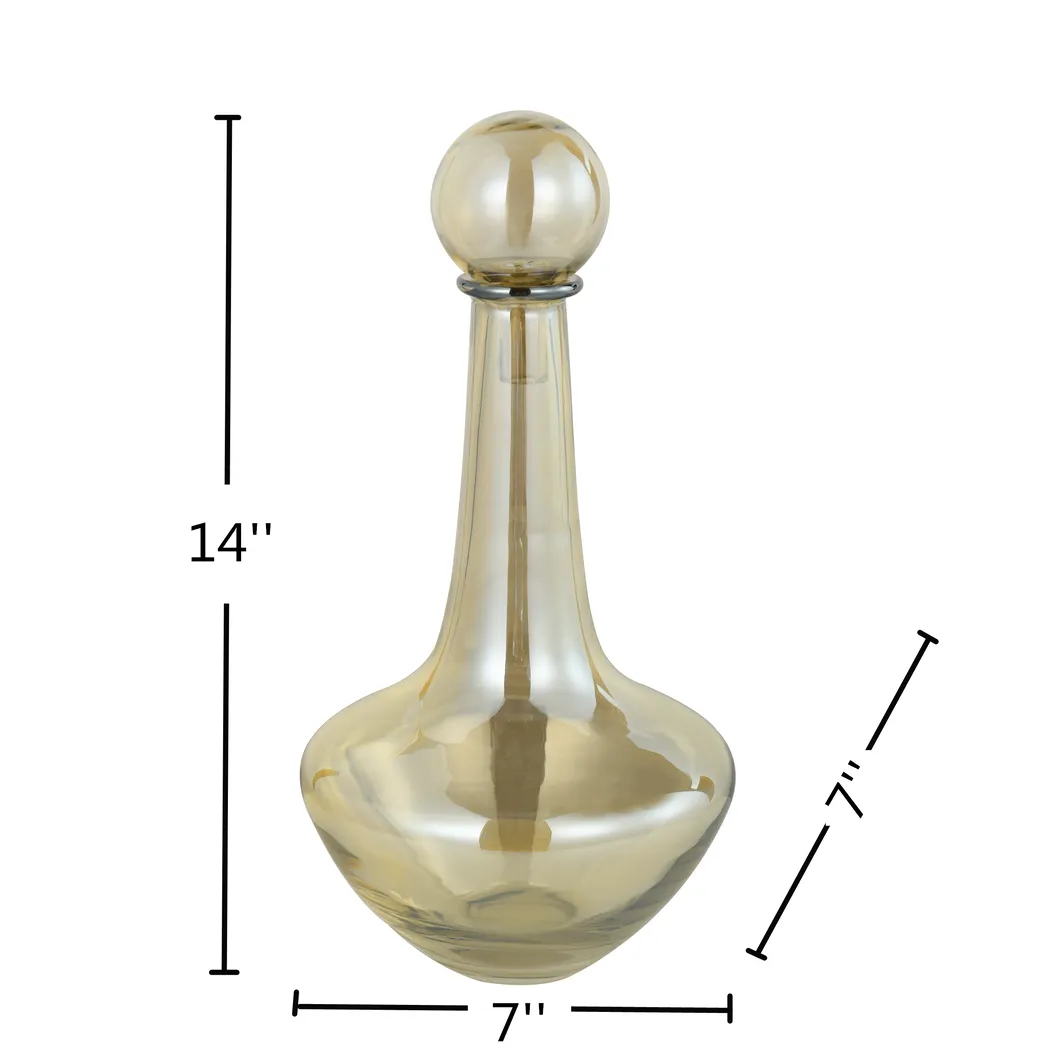 Akelei Amber Small Vase - Thumbnail - Image 3