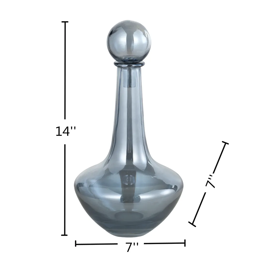 Akelei Blue Small Vase - Thumbnail - Image 3
