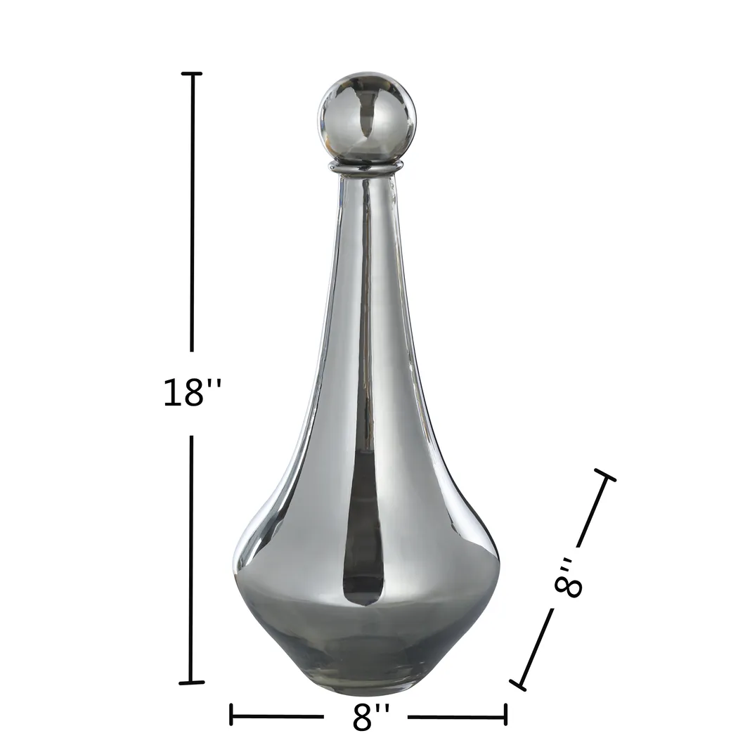 Akelei Gray Large Vase - Thumbnail - Image 4
