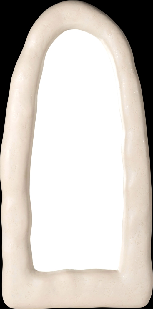 Akeson Cream Floor Mirror - Thumbnail - Image 3