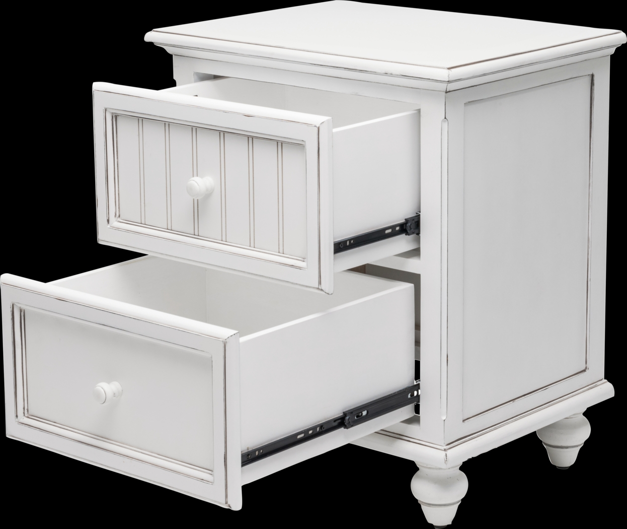 Aketi White Nightstand - Thumbnail - Image 3