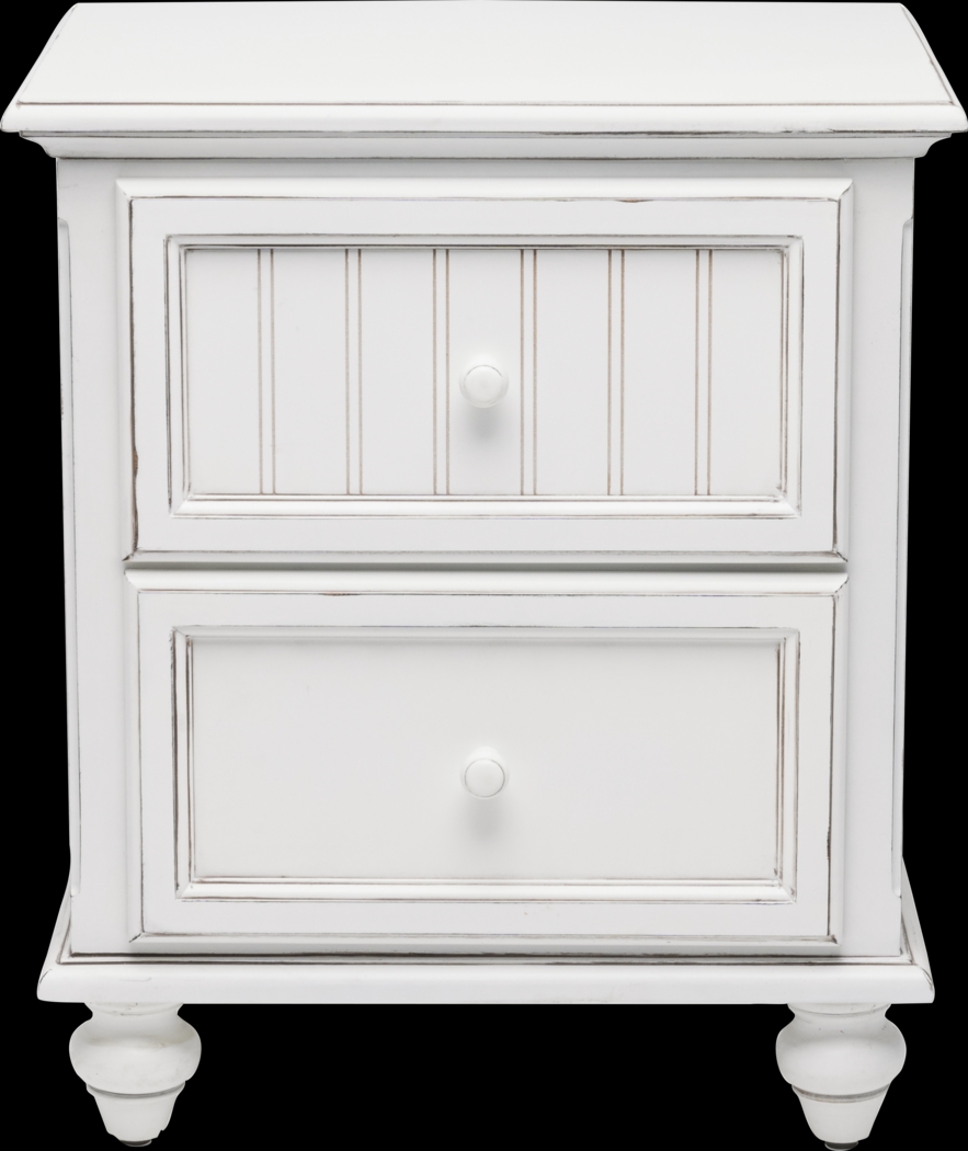 Aketi White Nightstand - Thumbnail - Image 4
