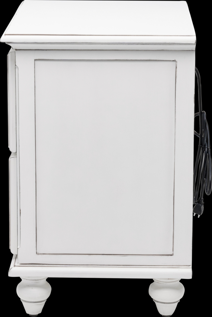 Aketi White Nightstand - Thumbnail - Image 5