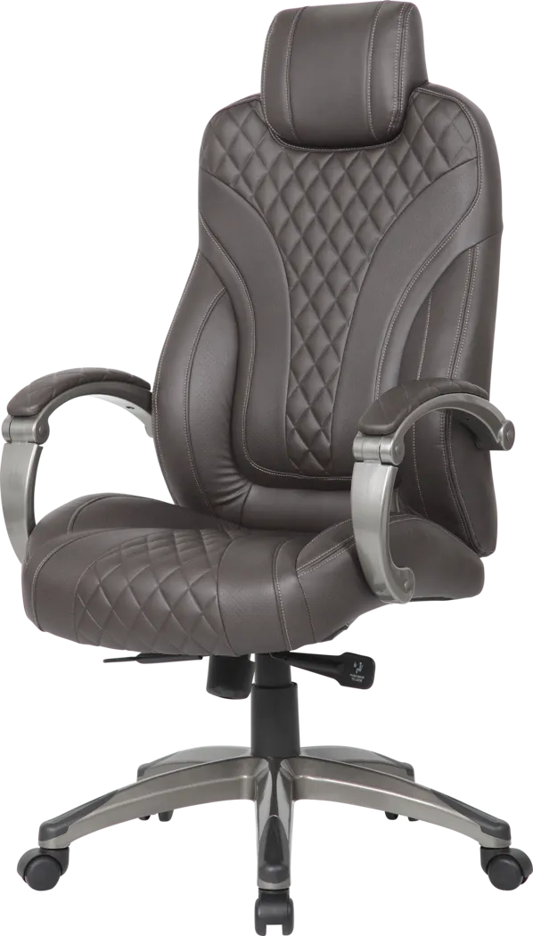 Akoto Brown Desk Chair - Thumbnail - Image 3