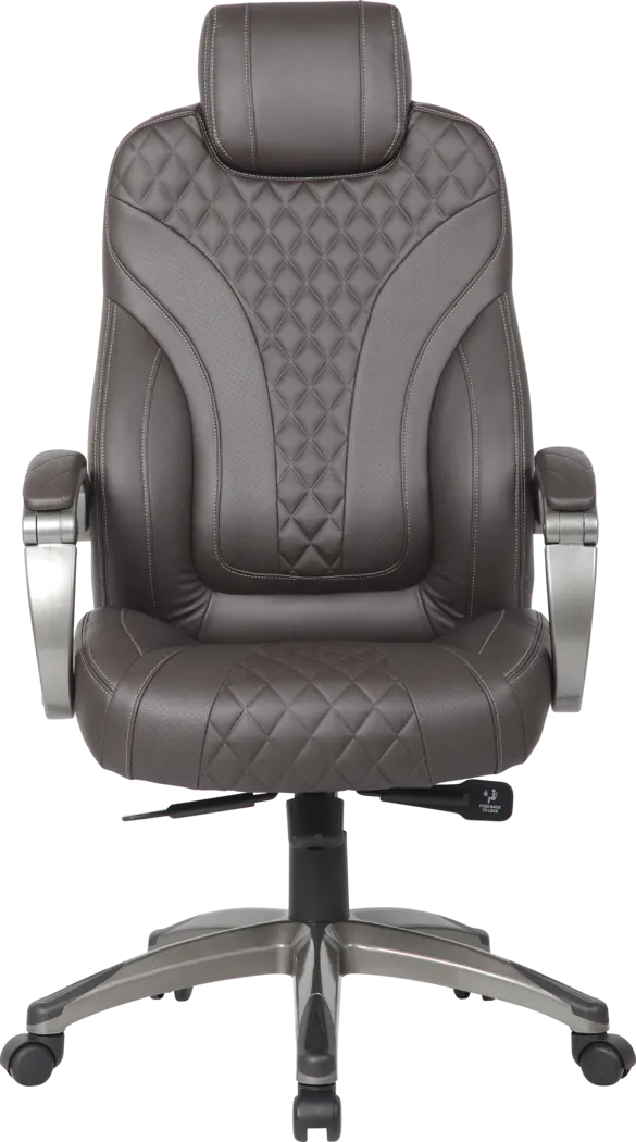 Akoto Brown Desk Chair - Thumbnail - Image 4