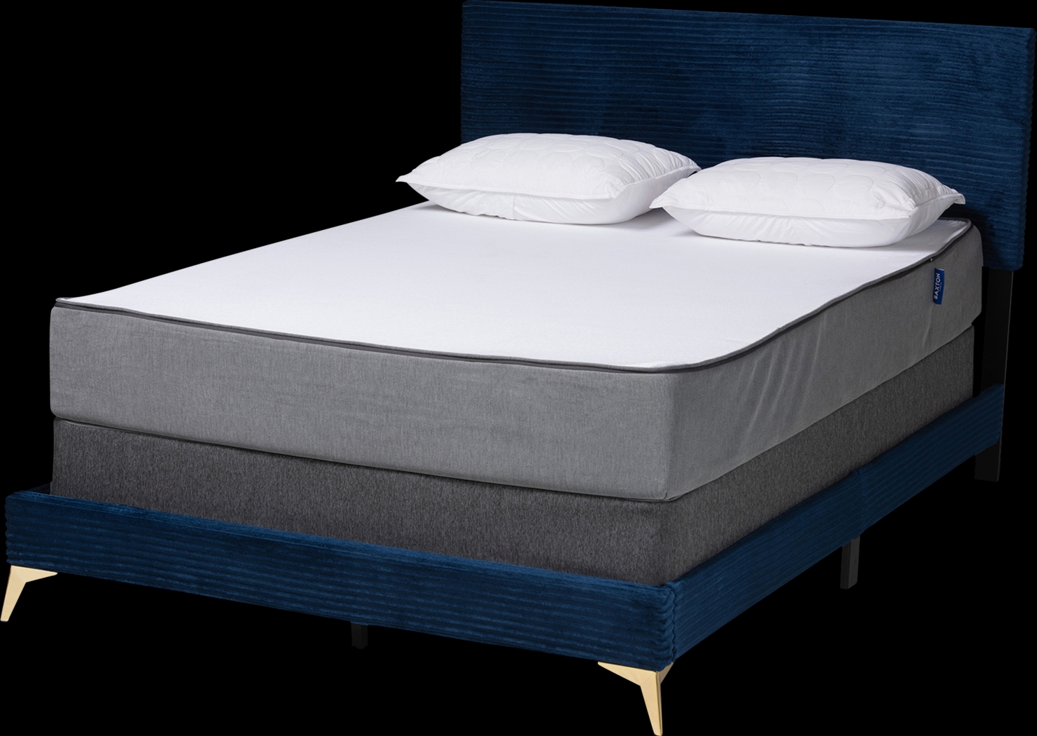 Alachua Blue Queen Bed - Thumbnail - Image 1