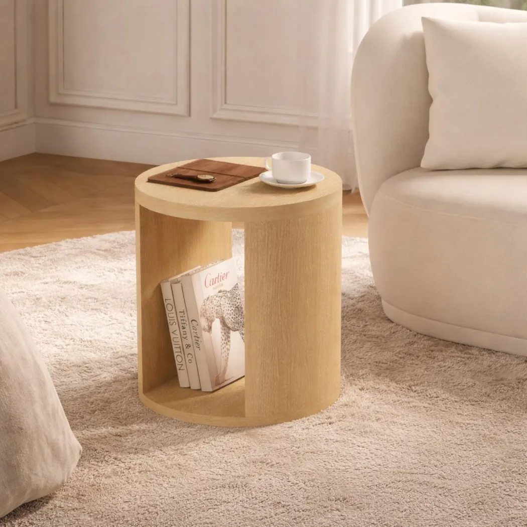 Alaci Natural End Table - Thumbnail - Image 2