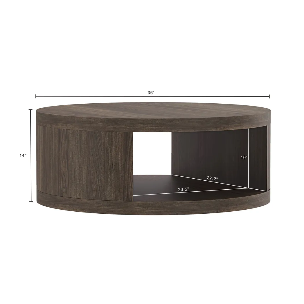 Alaci Walnut Cocktail Table - Thumbnail - Image 5