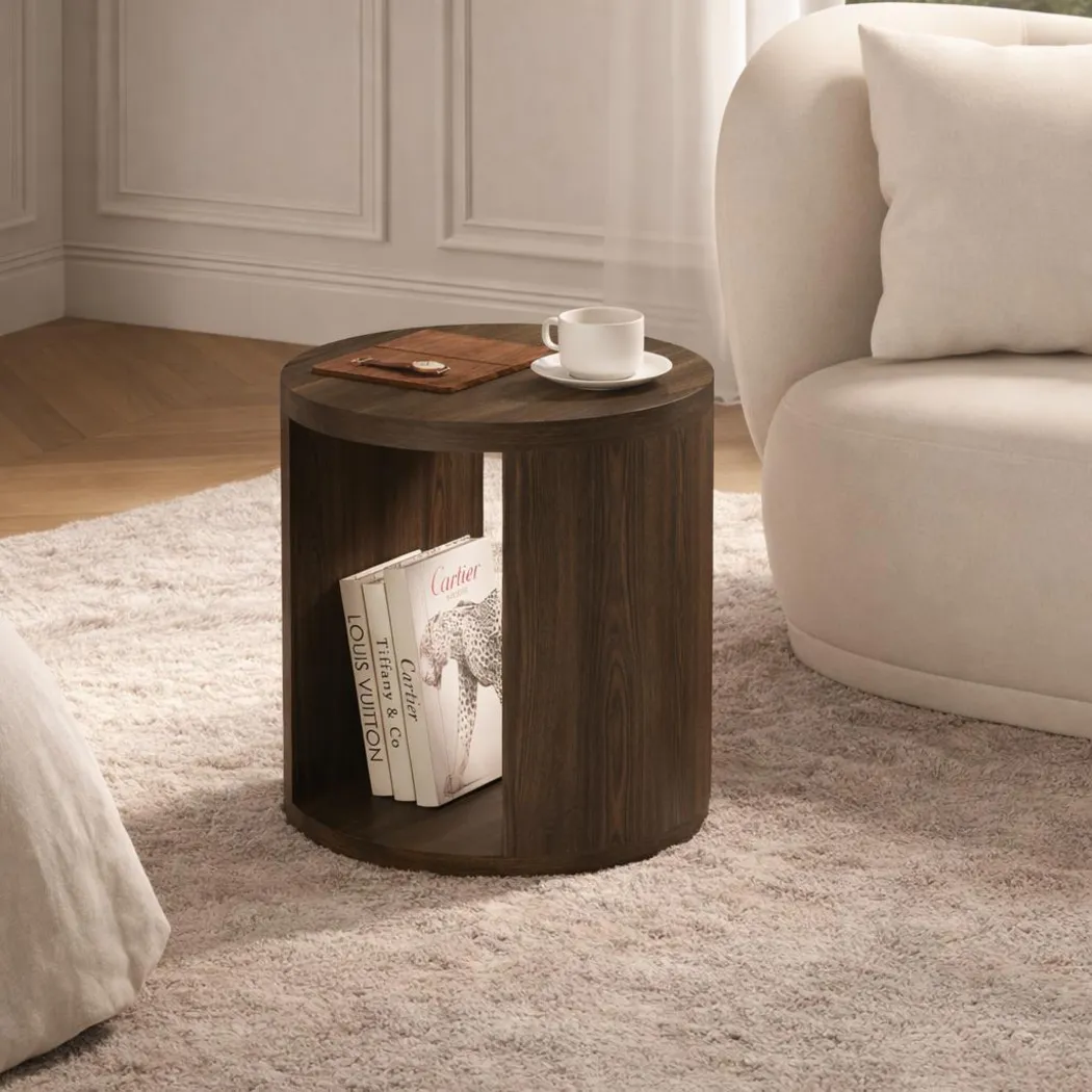 Alaci Walnut End Table - Thumbnail - Image 2