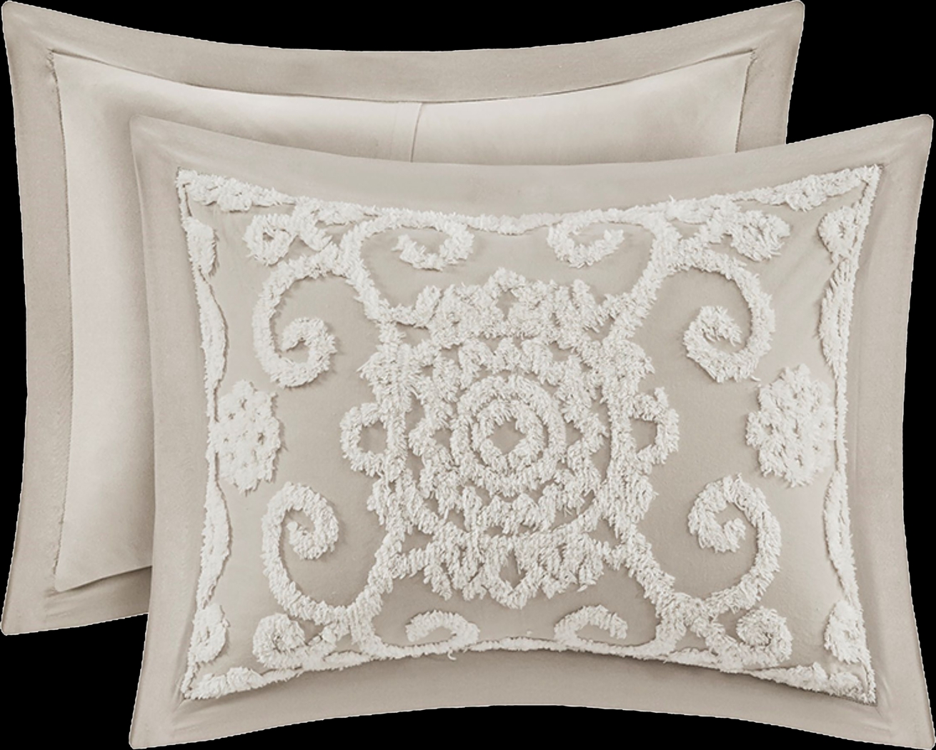 Alaegha Beige 3 pc King Comforter Set - Thumbnail - Image 5