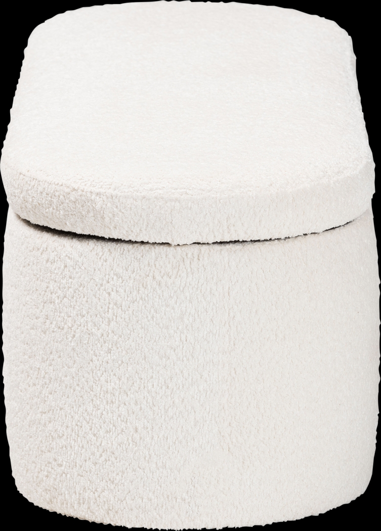 Alagna White Storage Bench - Thumbnail - Image 7