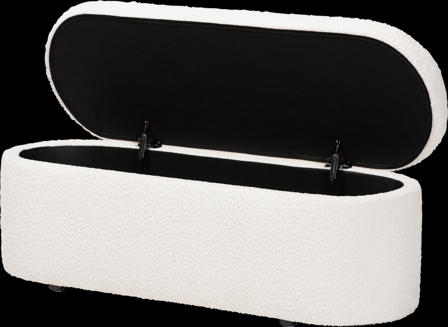 Alagna White Storage Bench - Thumbnail - Image 9
