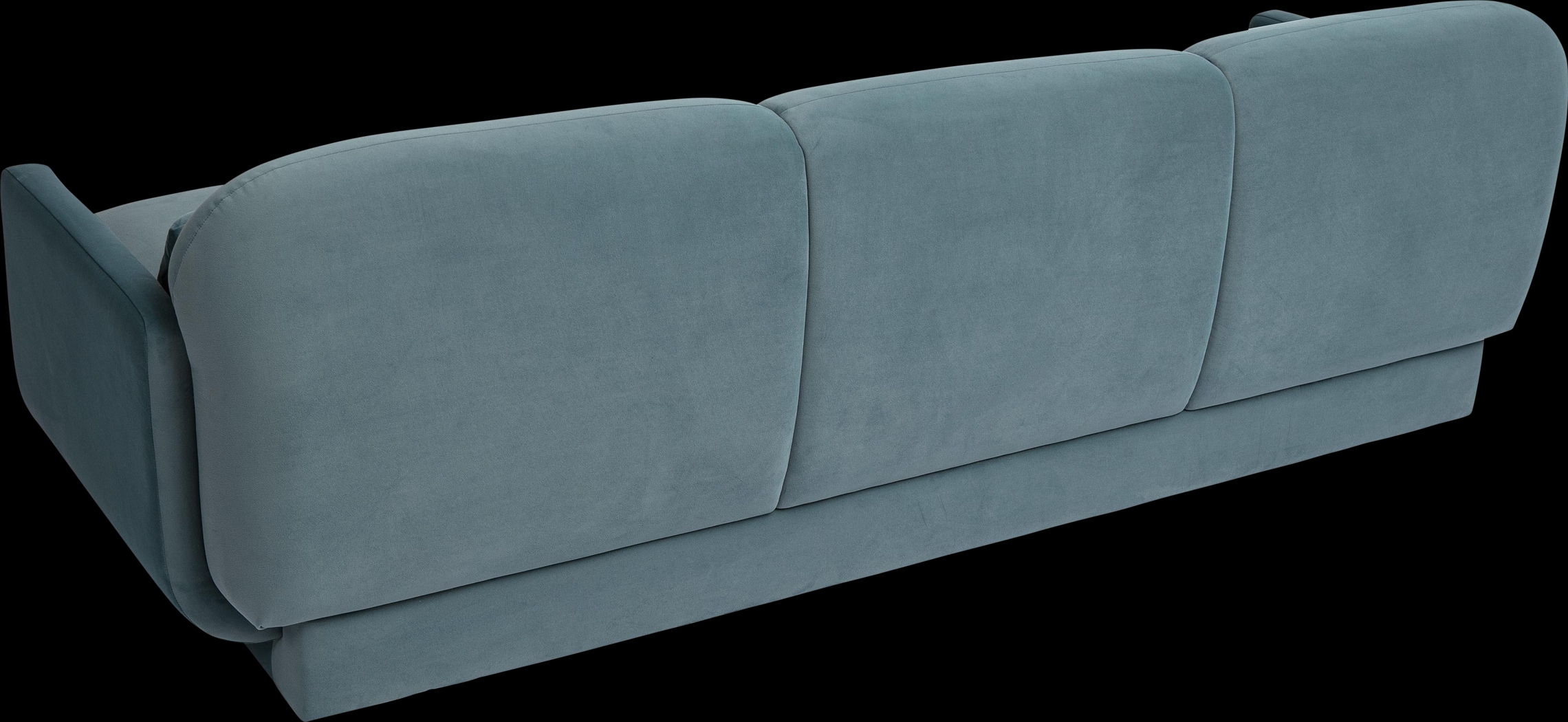 Alahandra Blue Sofa - Thumbnail - Image 4