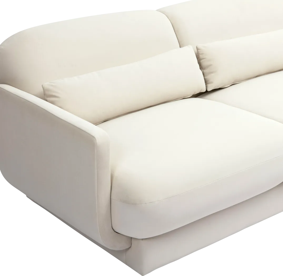 Alahandra Cream Sofa - Thumbnail - Image 5