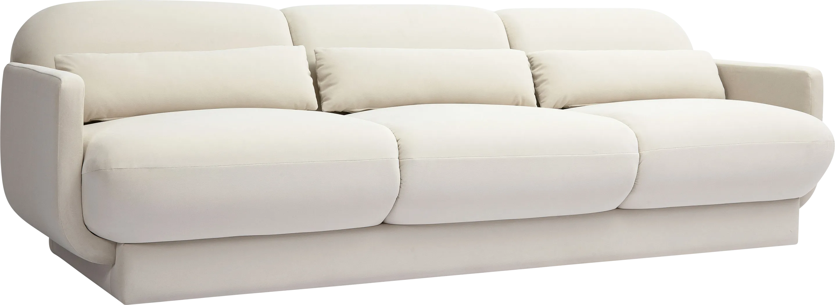 Alahandra Cream Sofa - Thumbnail - Image 1