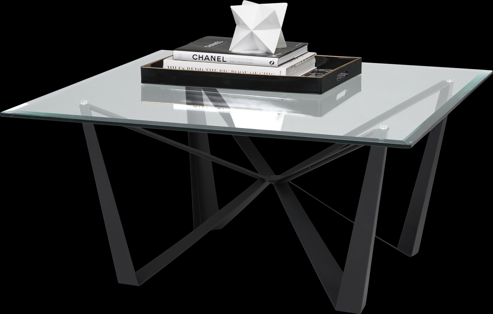 Alain Black Cocktail Table - Thumbnail - Image 2