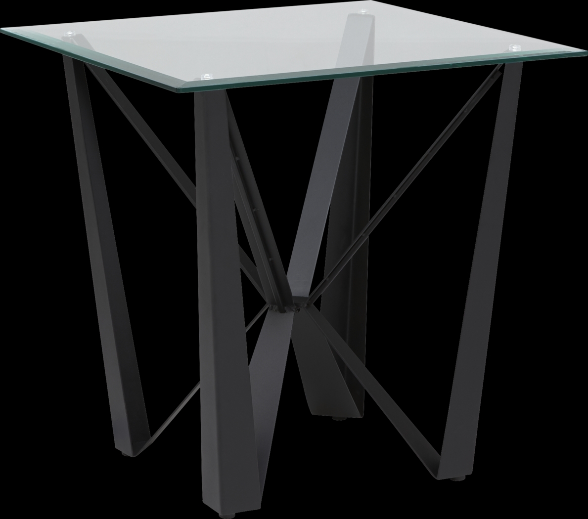 Alain Black End Table - Thumbnail - Image 1